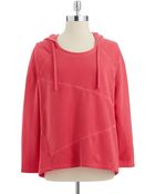 DKNY Hooded Sweatshirt - Lyst