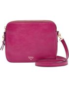 Fossil Sydney Leather Crossbody - Lyst