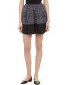 Proenza Schouler Tweed Colorblock Full Skirt - Lyst