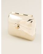 Anndra Neen Oval Petal Clutch - Lyst