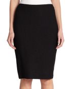 St. John Shimmer Nouveau BouclÉ Pencil Skirt - Lyst