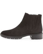 Stuart Weitzman Elemental Suede Ankle Boot - Lyst