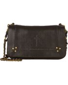 Jérôme Dreyfuss Viper-Stamped Bobi Small Shoulder Bag - Lyst