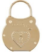 Charlotte Olympia Padlock Perspex Clutch Bag - Lyst