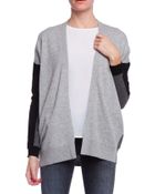 Vince Draped Sweater - Lyst