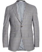 Michael Bastian Slim-Fit Prince Of Wales Check Wool Blazer - Lyst