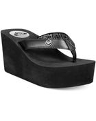 Roxy Palika Platform Wedge Flip Flops - Lyst