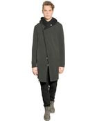 Transit Reversible Hooded Wool Jersey Coat - Lyst