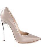 Casadei Pointed Toe Pump - Lyst