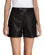 Polo Ralph Lauren Leather Shorts - Lyst