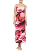 Natori Garland Swirl Print Tank Gown - Lyst