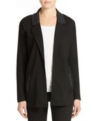 Kensie Solid Ponte Blazer - Lyst