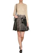 RED Valentino Organza Bow Skirt - Lyst
