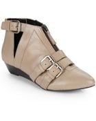 Kelsi Dagger Babilonia Buckle Ankle Boots - Lyst