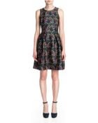 Cynthia Rowley Bonded Seamed Waist Dress - Lyst