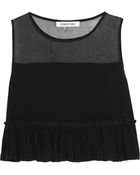 Elizabeth And James Keaton Silk Crepe De Chine Top - Lyst