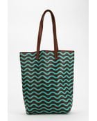 Baggu Baggu Allover Print Leather Tote Bag - Lyst