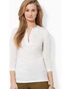 Ralph Lauren Lauren Embroidered Tunic - Lyst