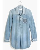 Madewell Chambray Little Love Popover Shirt - Lyst