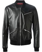 Dolce & Gabbana Leather Jacket - Lyst