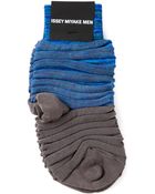 Issey Miyake Men Ikat Stripe Socks - Lyst