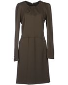 Jo No Fui Jersey Dark Blue Knee Length Dress - Lyst