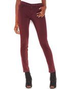 Rachel Rachel Roy Low-Rise Skinny Jeans, Mulberry Wash - Lyst