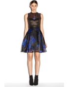 Milly Leather Bustier Party Dress - Lyst