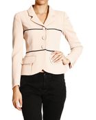 Moschino Cheap & Chic Jackets Crepes Wool With Stripes - Lyst