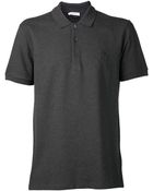 Versace Pique Polo Shirt - Lyst