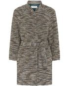 Paul By Paul Smith Textured Tweed Cocoon Coat - Lyst
