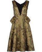 Francesco Scognamiglio Knee-Length Dress - Lyst