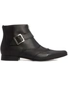 Underground Buckle Boots - Lyst