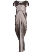 Jil Sander Long Dress - Lyst