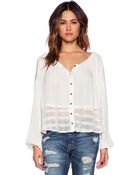 Free People Rainy Days Swing Top - Lyst