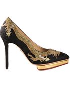 Charlotte Olympia 'Auspicious Debbie' Pumps - Lyst