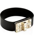Valentino Leather Rockstud Bracelet - Lyst