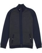 Ted Baker Herringbone Zip Through Cardigan - Lyst