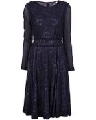 Gregory Parkinson Long Sleeve Lace Dress - Lyst