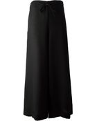 Daniela Gregis Wide Leg Cropped Trousers - Lyst
