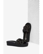 Nasty Gal Jeffrey Campbell Zorba Leather Sandal - Lyst