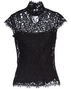 Ralph Lauren Black Label Blouse - Lyst