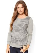 Lauren Jeans Co. Lauren Jeans Co Graphic Sweatshirt - Lyst