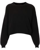 Topshop Petite Curve Hem Sweat - Lyst