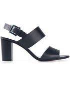Jil Sander Sling Back Sandals - Lyst
