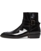 Maison Martin Margiela Bi Color Brushed Effect Chelsea Leather Boots - Lyst