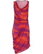 Halston Heritage Kneelength Dress - Lyst