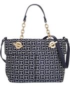 Tommy Hilfiger Audrey Monogram Jacquard Mini Convertible Shopper - Lyst
