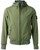 Stone Island Hooded Jacket - Lyst