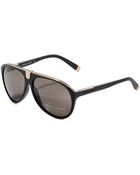 DSquared² Acetate Aviator Sunglasses - Lyst